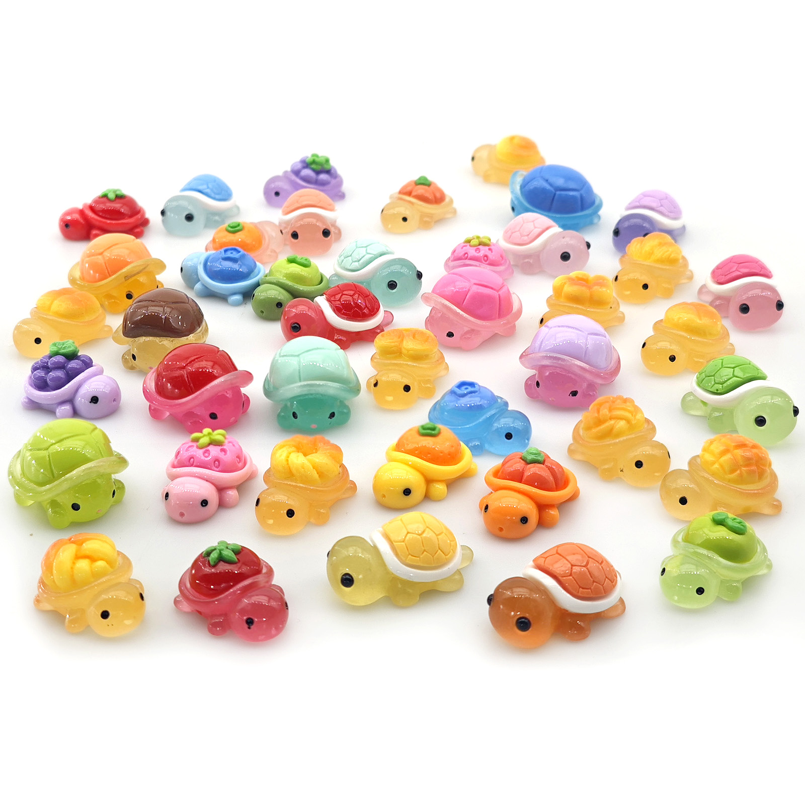 Resin Art Beach - Mini Ocean เรซิ่นเต่าสัตว์เล็กๆสัตว์ทะเล Figurines Marine Miniature