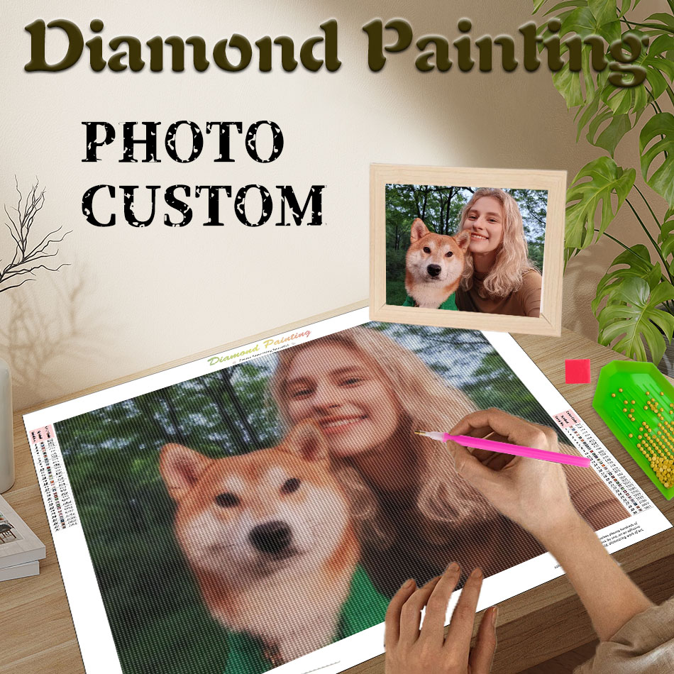 Resin Art Gift For Wedding - ภาพวาดเพชรแบบกำหนดเอง สร้างสรรค์งานศิลปะติดผนัง งานฝีมือ DIY ภาพศิลปะเพชรแบบกำหนดเอง ภาพถ่ายแบบกำหนดเอง