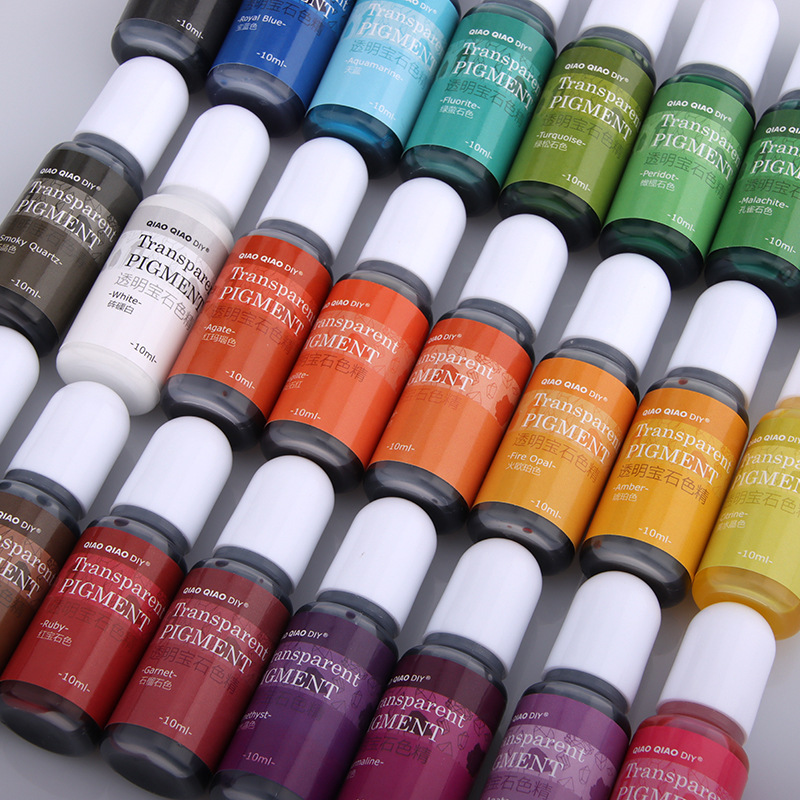 Resin Color Paste - สีเรซิ่นใสสำหรับทำอัญมณี น้ำมันหอมระเหย เรซิ่น UV สำหรับงานหล่อ คริสตัลเรซิ่น