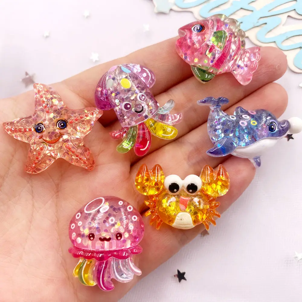 10pcs Glitter เรซิ่นที่มีสีสัน - Resin Art Beach บทวิจารณ์และราคา