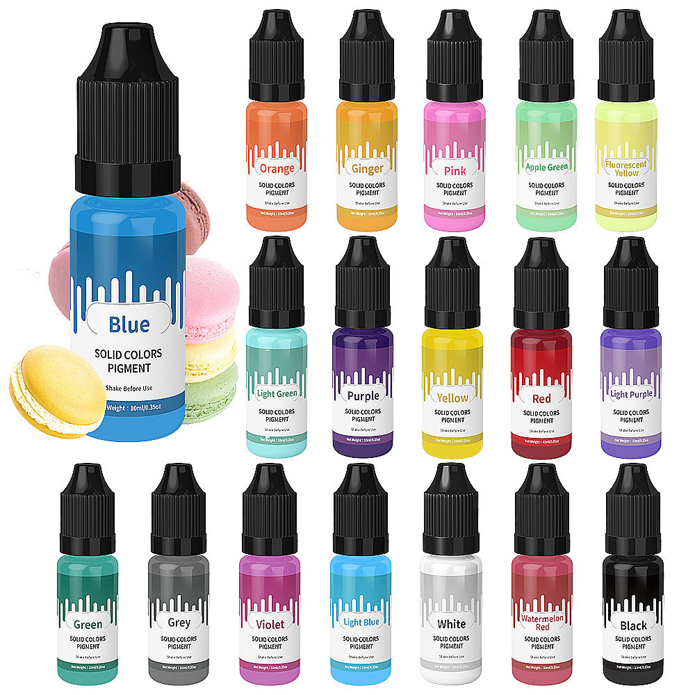 18 สี 10ml Macaron สีพาสเทลสีเ - Resin Color Paste บทวิจารณ์และราคา