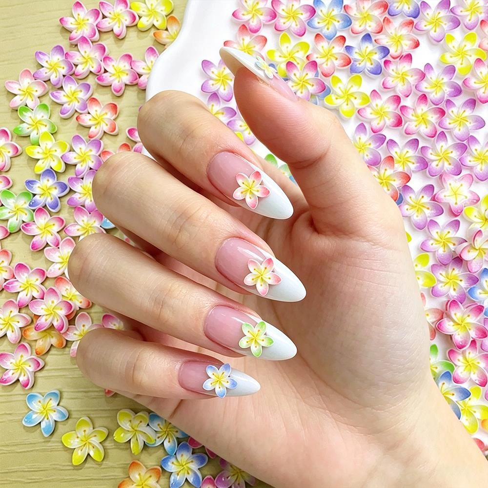 ชาร์มตกแต่งเล็บรูปดอกลีลาวดี 3 - Resin Art Beach บทวิจารณ์และราคา