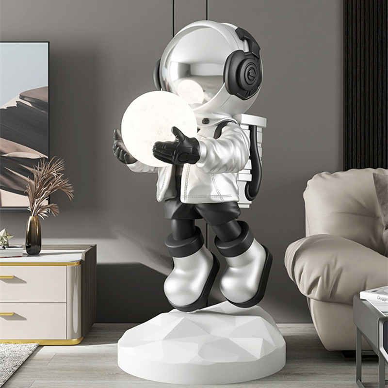โคมไฟตั้งพื้นรูปนักบินอวกาศ ปี - Resin Art On Floor บทวิจารณ์และราคา