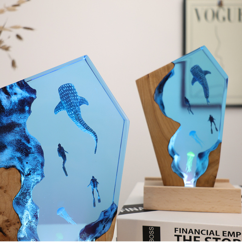 ของตกแต่งเรซิ่นรูปน้ำพุร้อน วา - Resin Art Gift For Wedding บทวิจารณ์และราคา