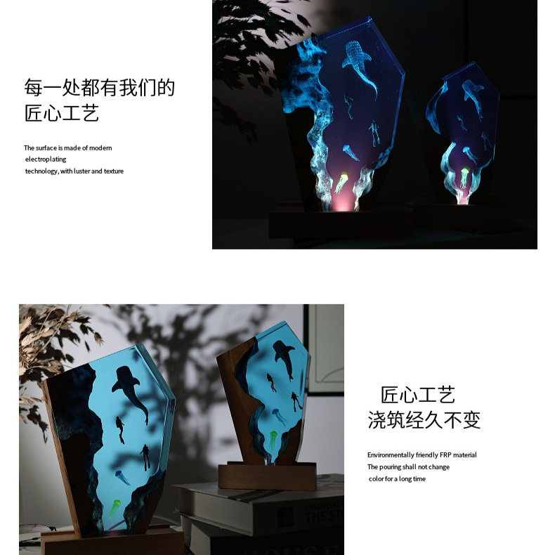 ของตกแต่งเรซิ่นรูปน้ำพุร้อน วา - Resin Art Gift For Wedding บทวิจารณ์และราคา