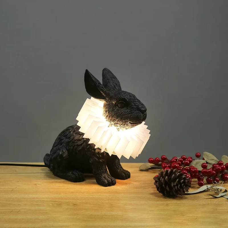 กระต่ายตารางโคมไฟน่ารักเรซิ่นส - Resin Art On Floor บทวิจารณ์และราคา