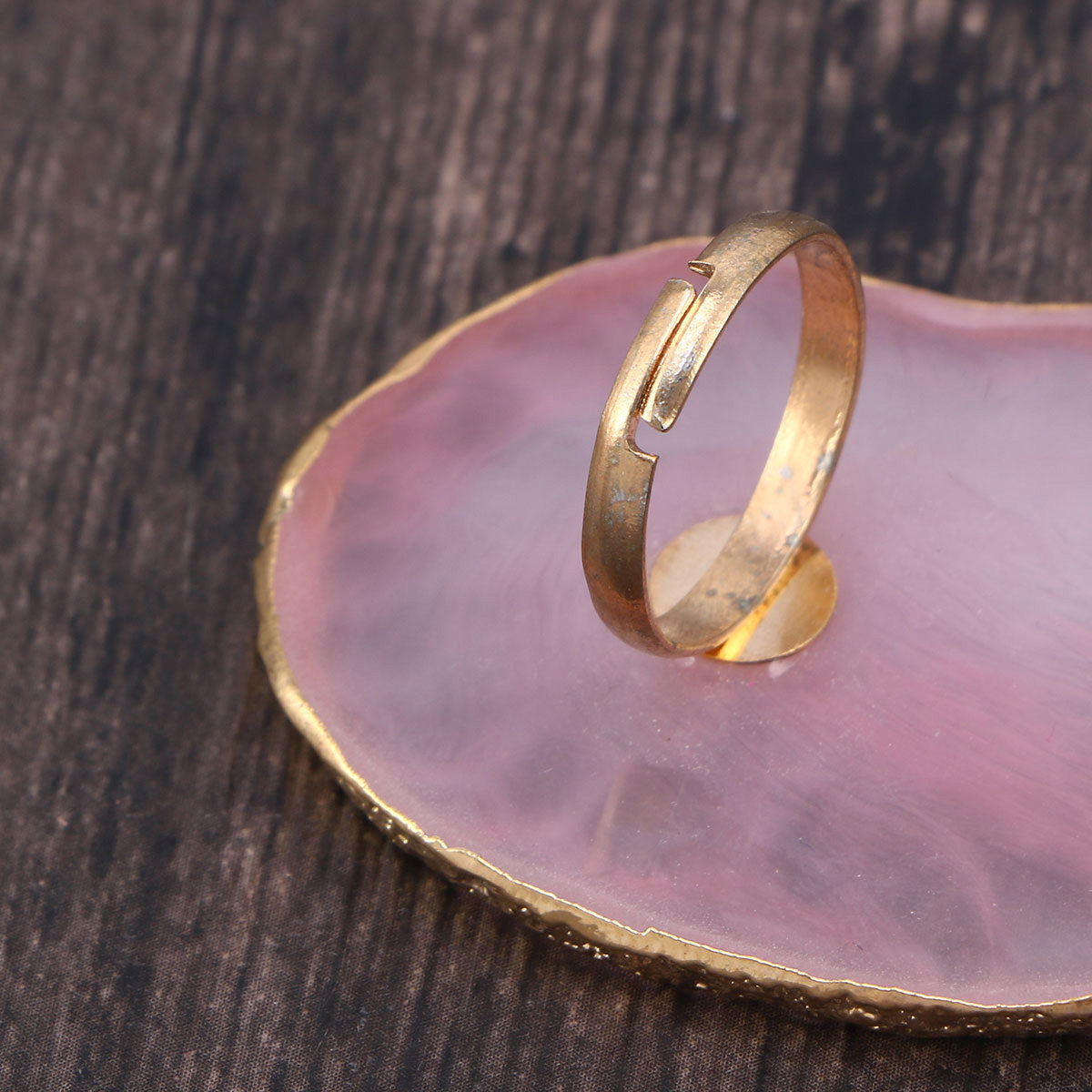 จานสีสำหรับทำเล็บแบบพกพา ขนาดเ - Resin Art Ring Design บทวิจารณ์และราคา