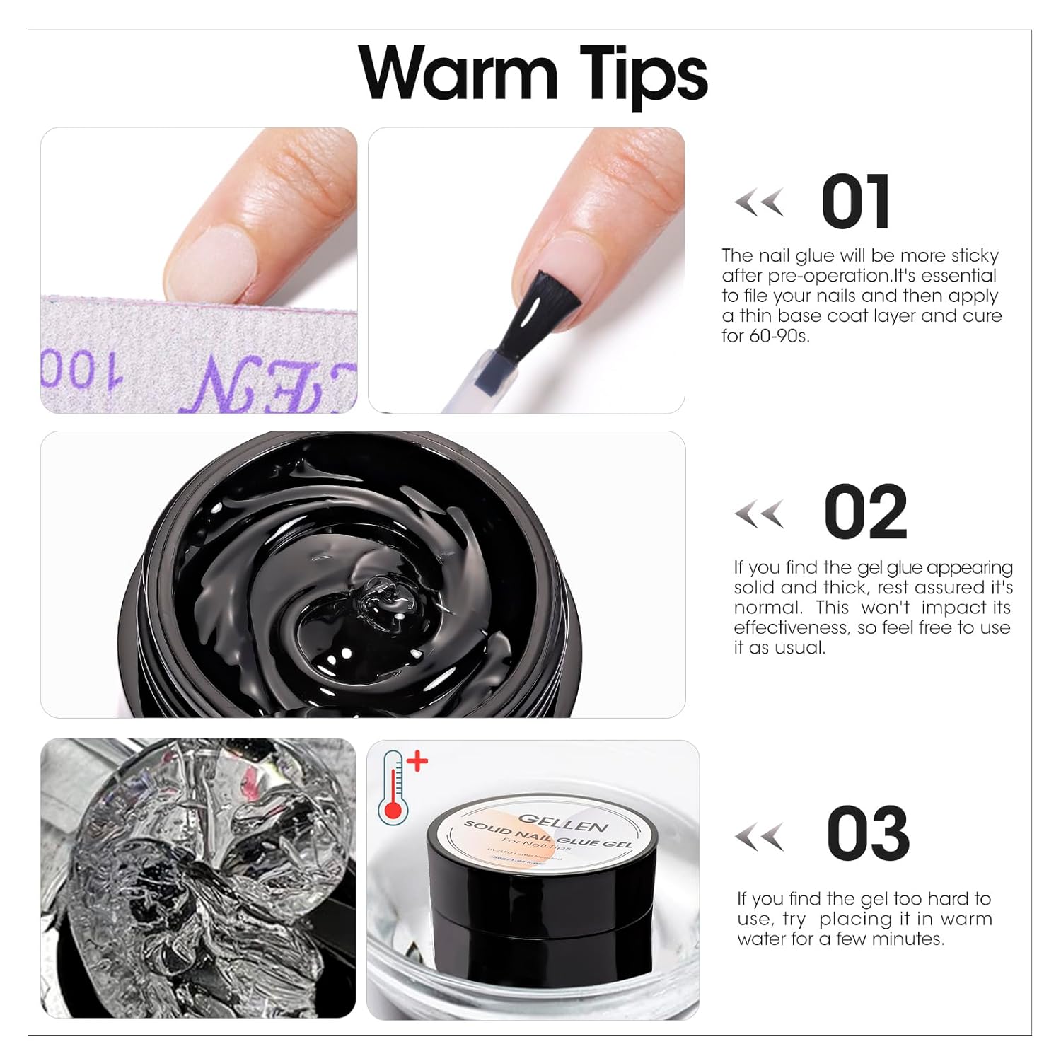 เจลเล็น น้ำยาต่อเล็บแบบแข็งใส  - Resin Color Paste บทวิจารณ์และราคา