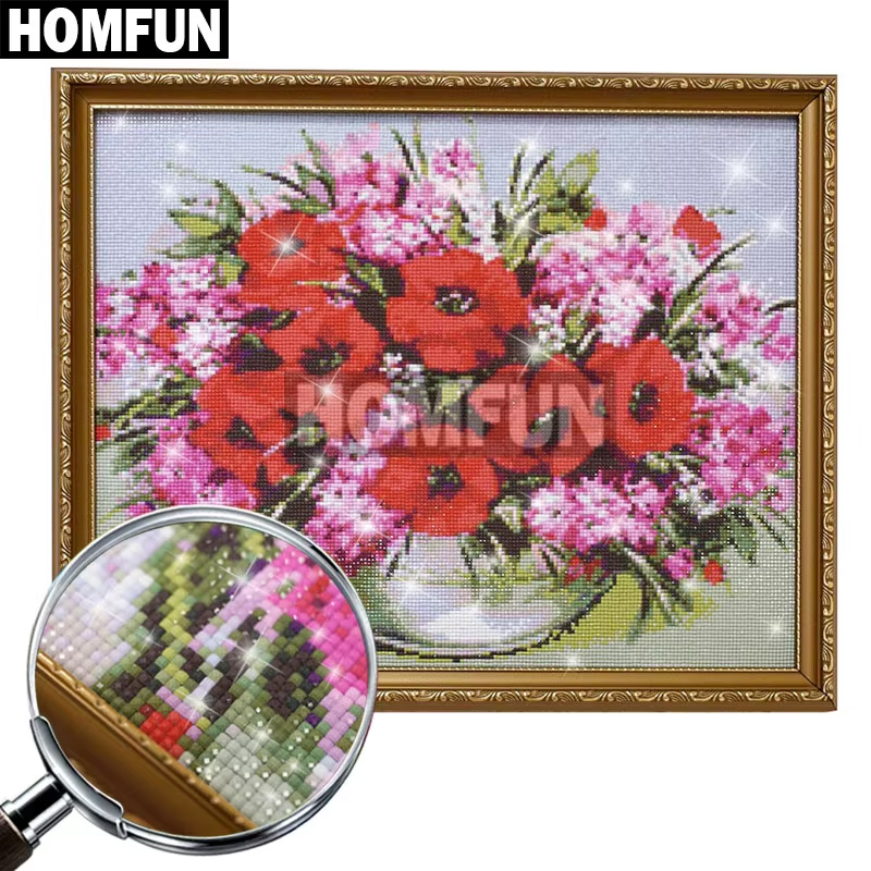HOMFUN Diy 5d เพชรภาพวาด 