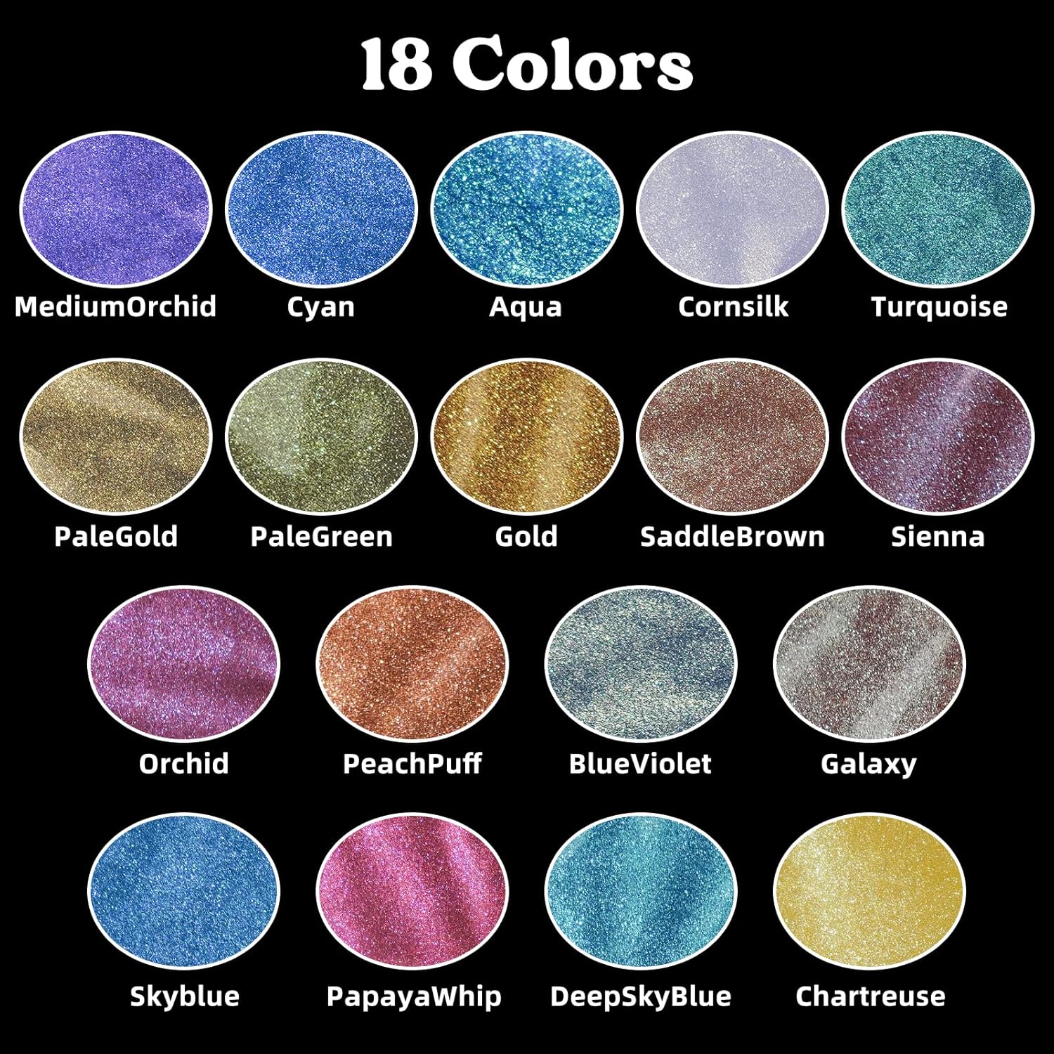 ผงไมก้าเปลี่ยนสี 18 สี: ผงเปลี - Resin Color Paste บทวิจารณ์และราคา