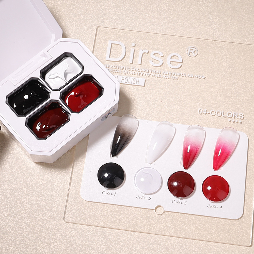 ยาทาเล็บเจล 4 สี ทาเล็บแบบพัทต - Resin Color Paste บทวิจารณ์และราคา