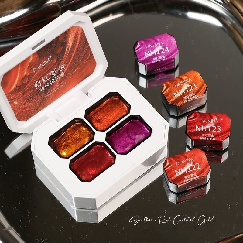 ยาทาเล็บเจล 4 สี ทาเล็บแบบพัทต - Resin Color Paste บทวิจารณ์และราคา