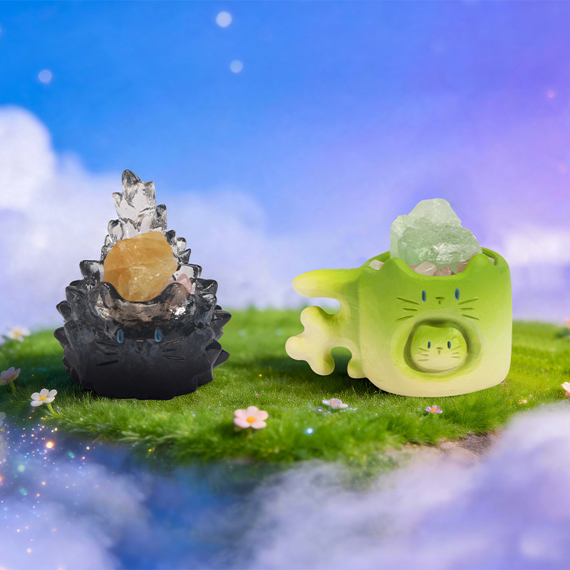 กล่องสุ่มคริสตัลซีรีส์ Cat Pai - Resin Art Beach บทวิจารณ์และราคา