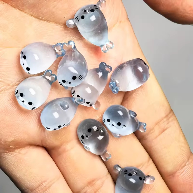10-50 ชิ้น ฟิกเกอร์ซีลขนาดเล็ก - Resin Art Beach บทวิจารณ์และราคา