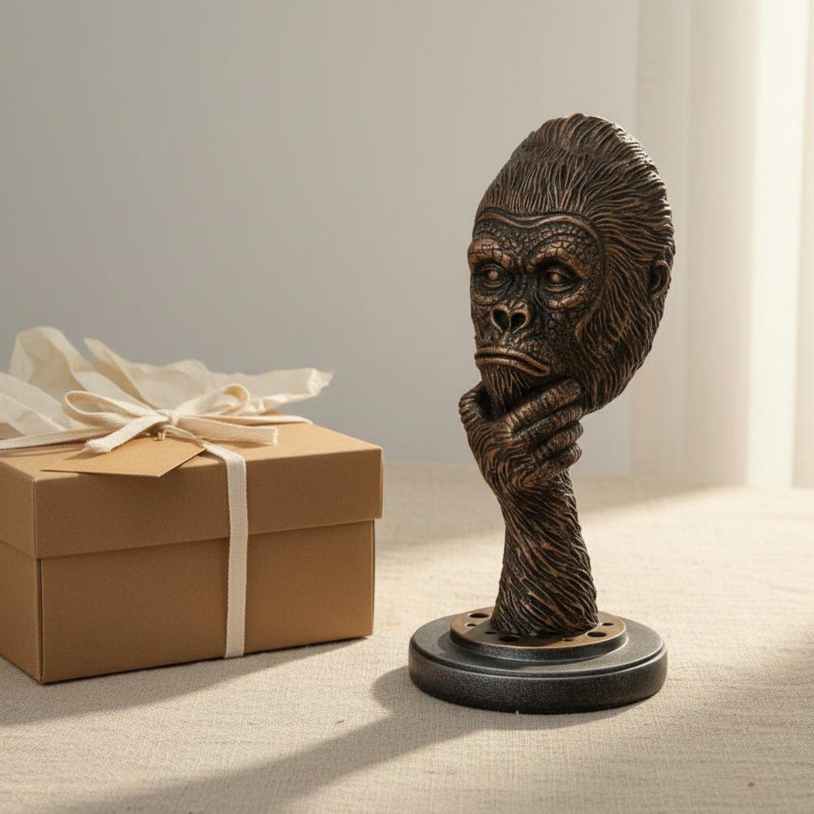 รูปปั้นกอริลลาที่น่าคิด ไอเดีย - Resin Art Unique Ideas บทวิจารณ์และราคา