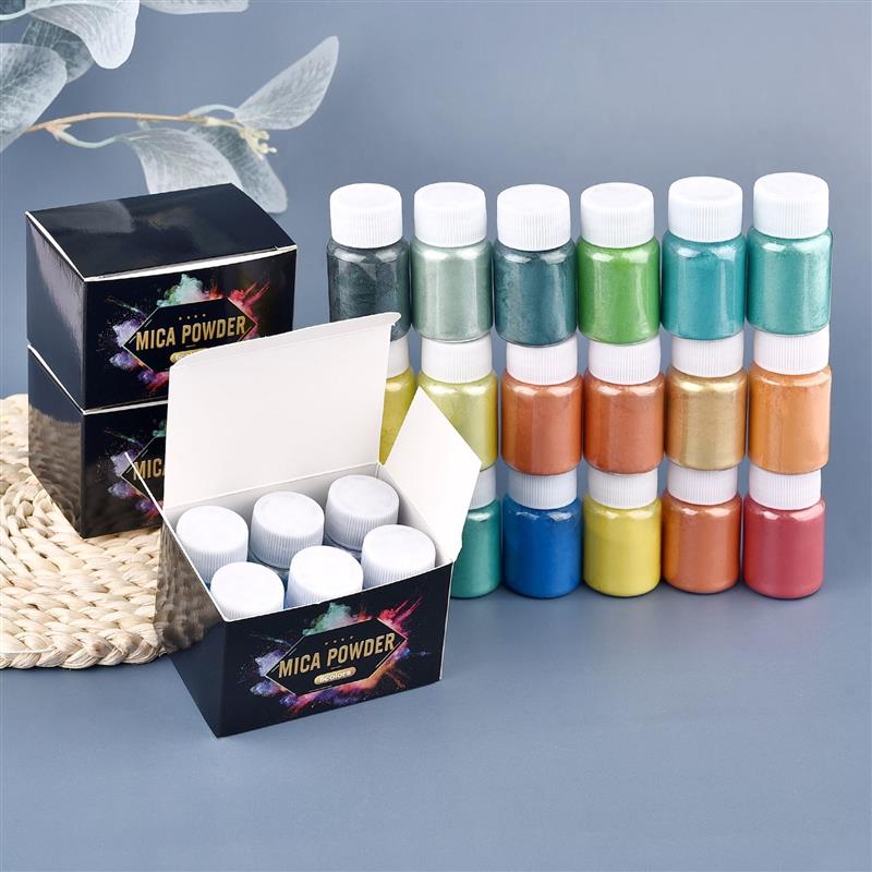 6 Pcs-Set อีพ็อกซี่เรซิ่น Dye  - Resin Color Paste บทวิจารณ์และราคา