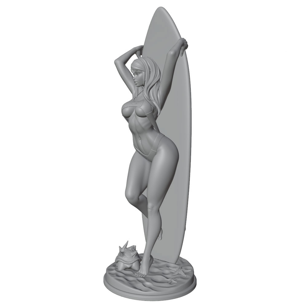 1/24/6 ชุดโมเดลเรซิ่นสาวชายหาด - Resin Art Beach บทวิจารณ์และราคา